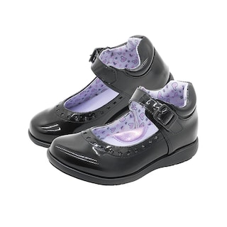 Foto 6 | Zapato Escolar Charol Negro Bambino Plantilla Arco Hebilla Negro