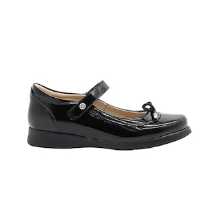 Foto 3 | Zapato Escolar Niña Con Broche Color Charol Negro Karsten Negro