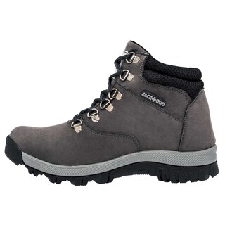 Foto 3 | Jack Rud Zapato Para Hacer Hiking Para Joven Gris Negro, Código 117613-1