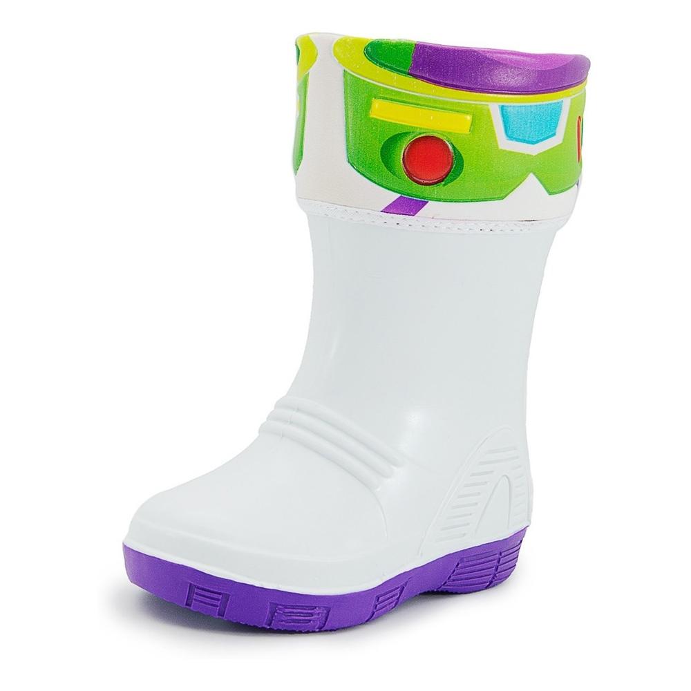 Foto 4 pulgar | Bota Lluvia Niño Toy Story Buzz Lightyear Bubble Gummer Andy Blanco