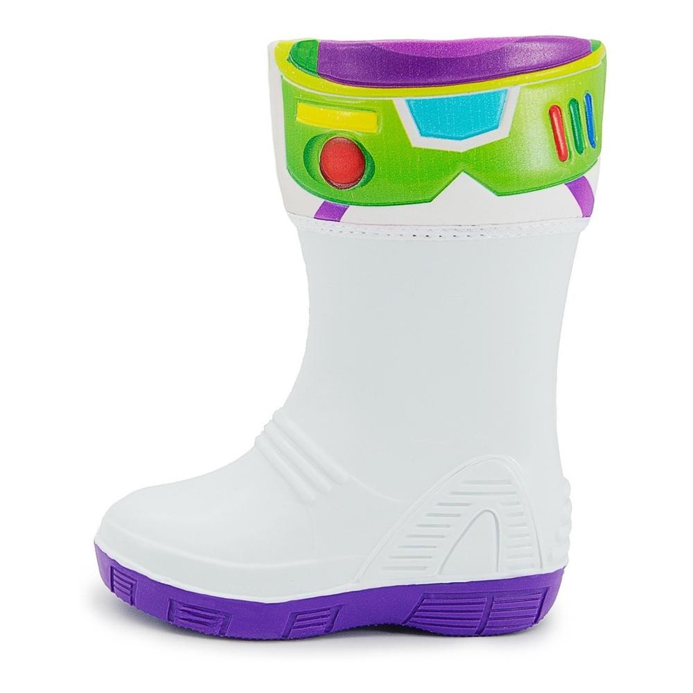 Foto 5 pulgar | Bota Lluvia Niño Toy Story Buzz Lightyear Bubble Gummer Andy Blanco