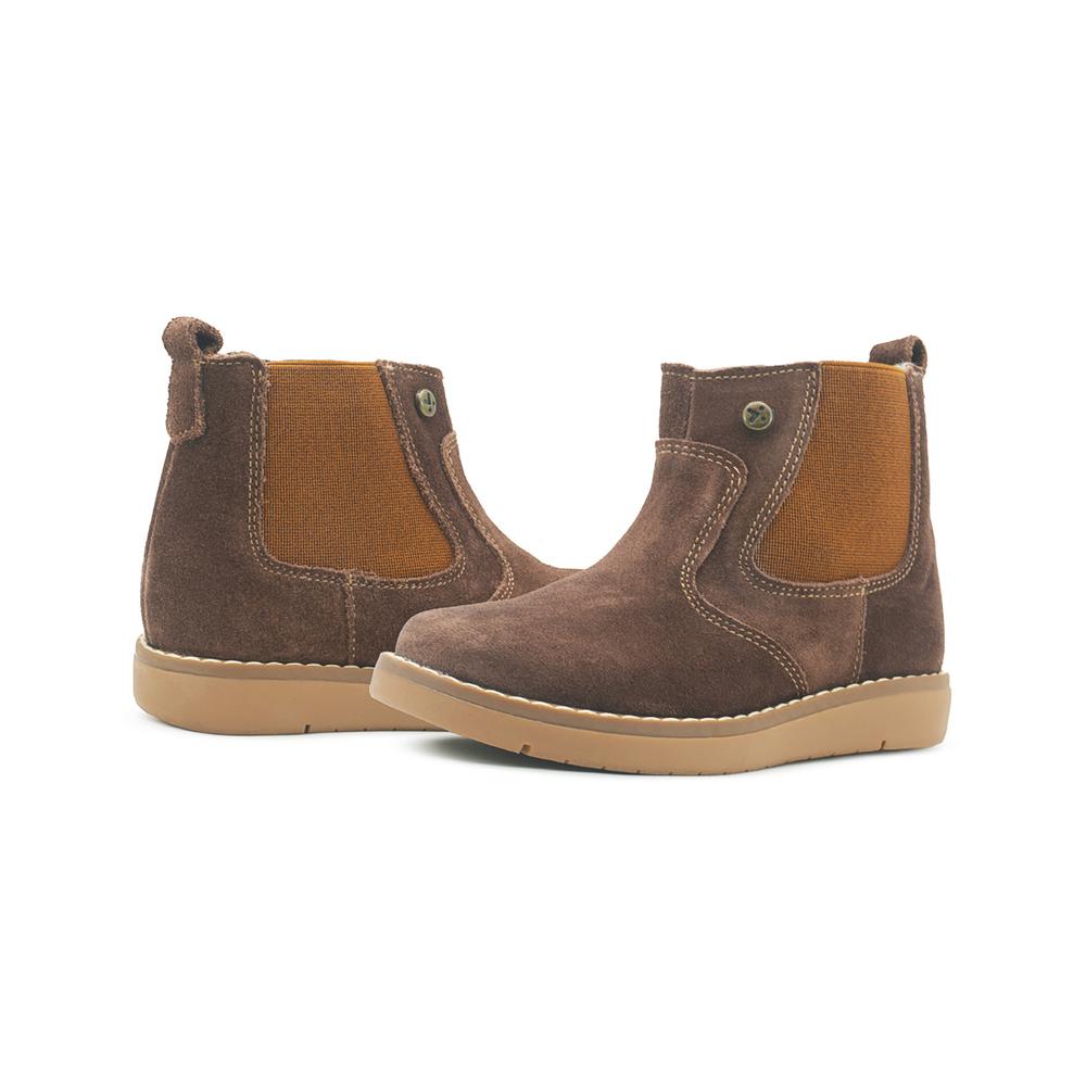 Foto 3 pulgar | Bota Karsten de Gamuza  para Niño