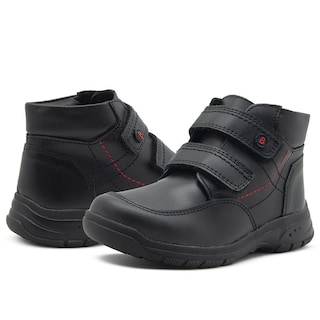 Foto 3 | Bota Escolar Bambino Para Niño De Piel Transpirables Negro Negro