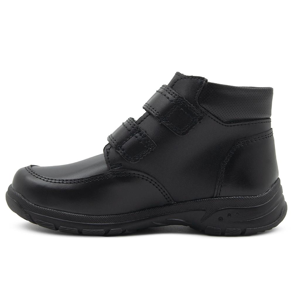 Foto 6 pulgar | Bota Escolar Bambino Para Niño De Piel Transpirables Negro Negro