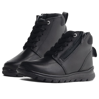 Foto 1 | Botas Niño Escolares Karsten Negro Antiderrapante Casual Negro