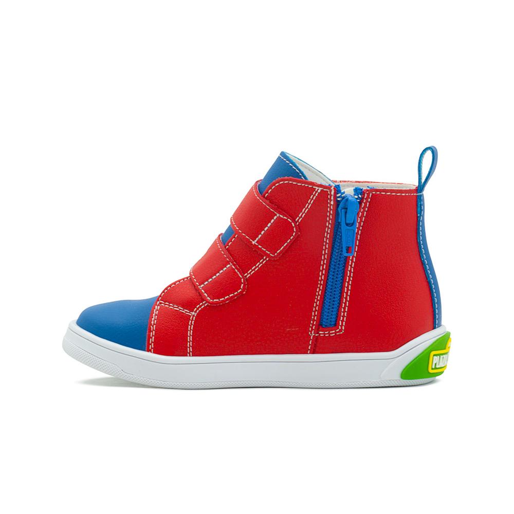 Foto 6 pulgar | Bota Karsten Niño Elmo Rojo Antiderrapante Casuales 12-18 Rojo
