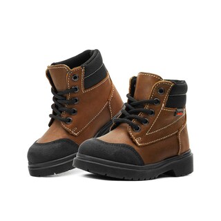 Foto 1 | Bota Botin Niño Piel Audaz Color Café 13-18 Edicion Especial Cafe