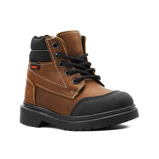 Foto 4 | Bota Botin Niño Piel Audaz Color Café 13-18 Edicion Especial Cafe