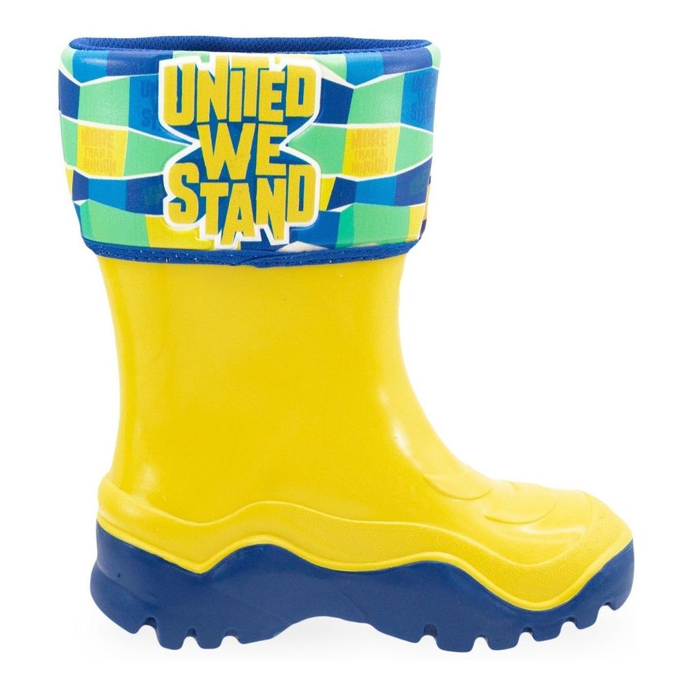 Foto 5 pulgar | Bota Lluvia Niño Universal Minions Campus 13-21 Amarillo/rey Amarillo