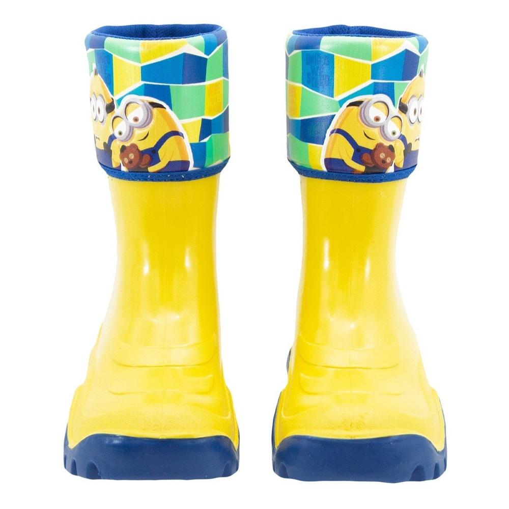 Foto 5 | Bota Lluvia Niño Universal Minions Campus 13-21 Amarillo/rey Amarillo