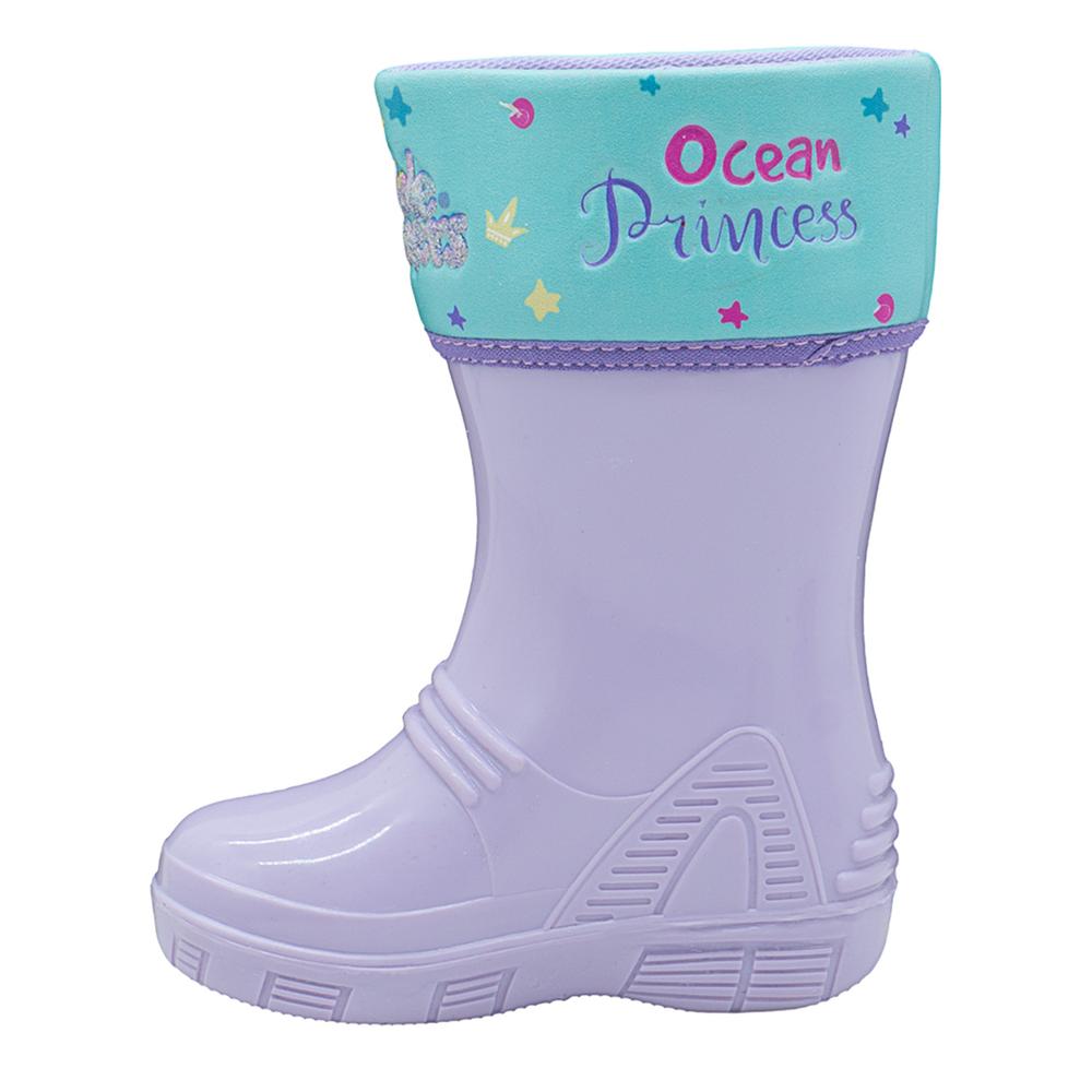 Foto 3 pulgar | Bota Lluvia Bubble Gummers  Para Niña Winny Sirena Lila Lila
