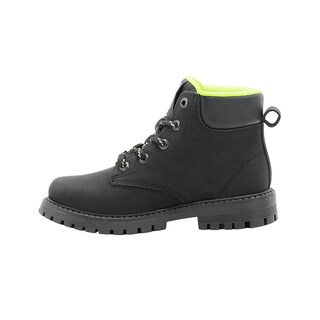 Foto 2 | Bota Outdoor Minercraft Gamer Negro Creeper Forro Verde Negro