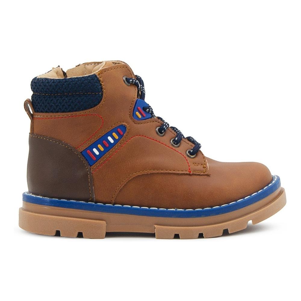 Botín Para Niño Moda Karsten Color Chocolate 18-21.5 Chocolate