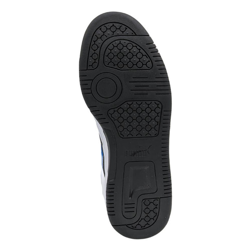 Foto 5 pulgar | Tenis Puma Rebound V6 Mid Jr Blanco-azul 393831 06 Juvenil Blanco