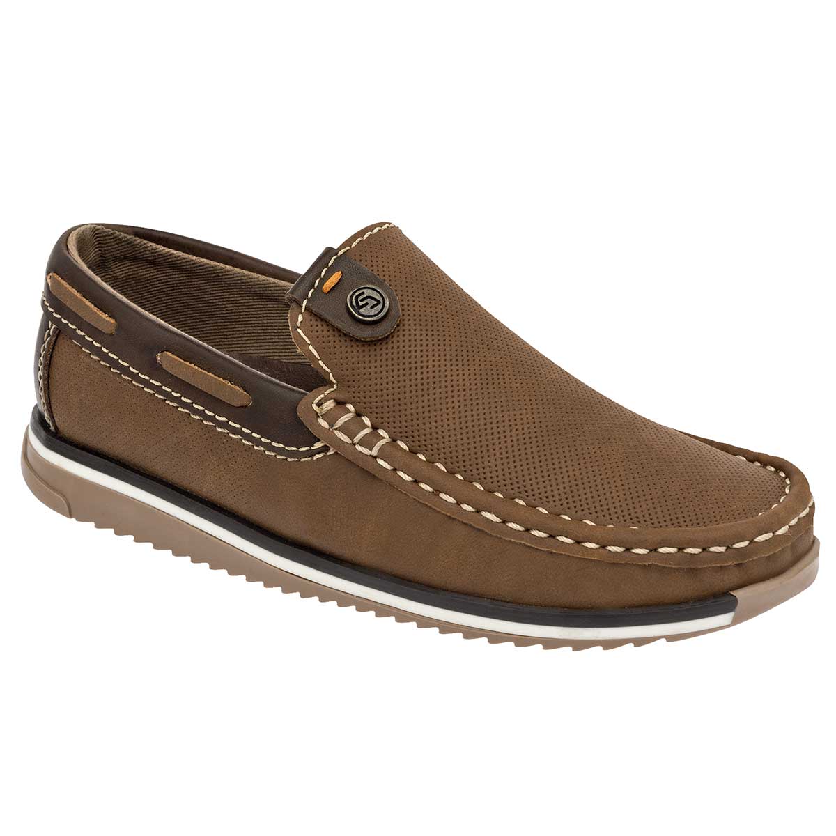Negro Total Zapato Casual Para Joven Café, Código 99154-3