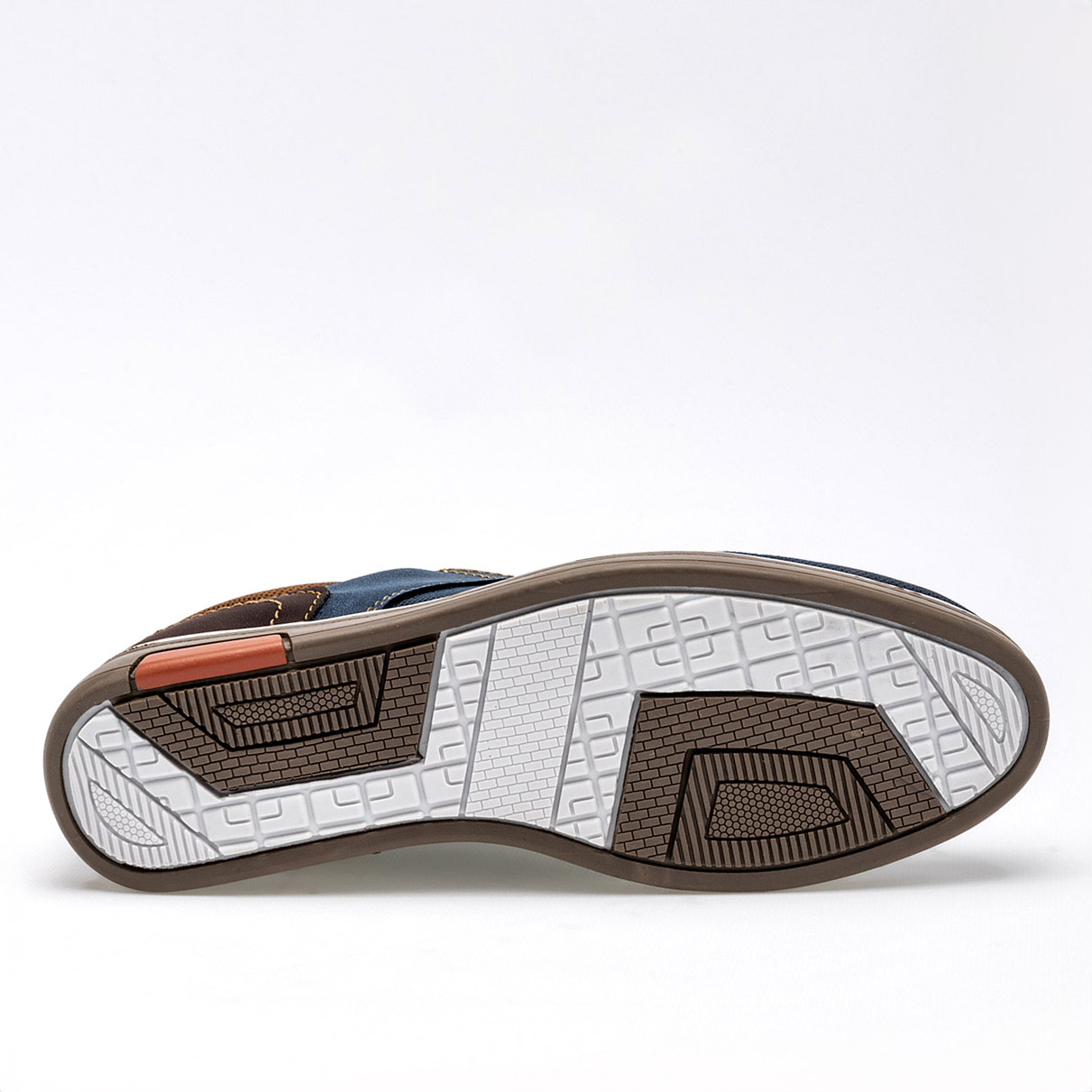 Foto 5 pulgar | Celex Zapato Casual Para Joven Marino Café Camel