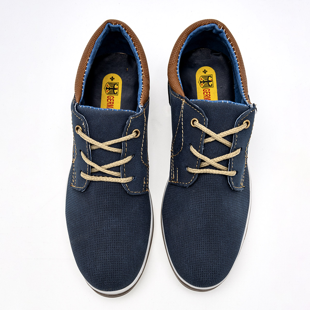 Foto 4 pulgar | Celex Zapato Casual Para Joven Marino Café Camel