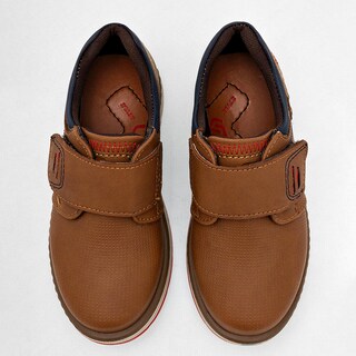 Foto 3 | Negro Total Zapato Casual Para Niño Camel Marino
