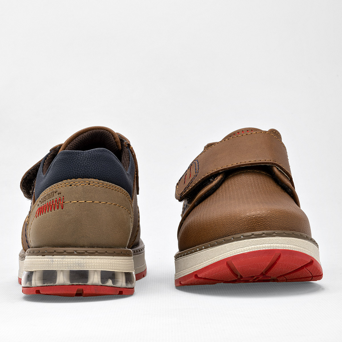 Foto 5 pulgar | Negro Total Zapato Casual Para Niño Camel Marino