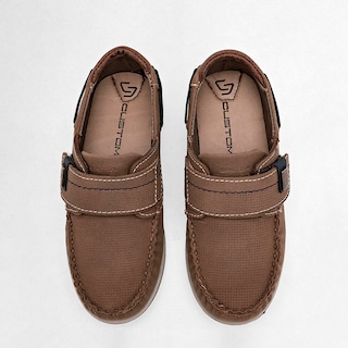 Foto 3 | Negro Total Zapato Casual Para Niño Camel