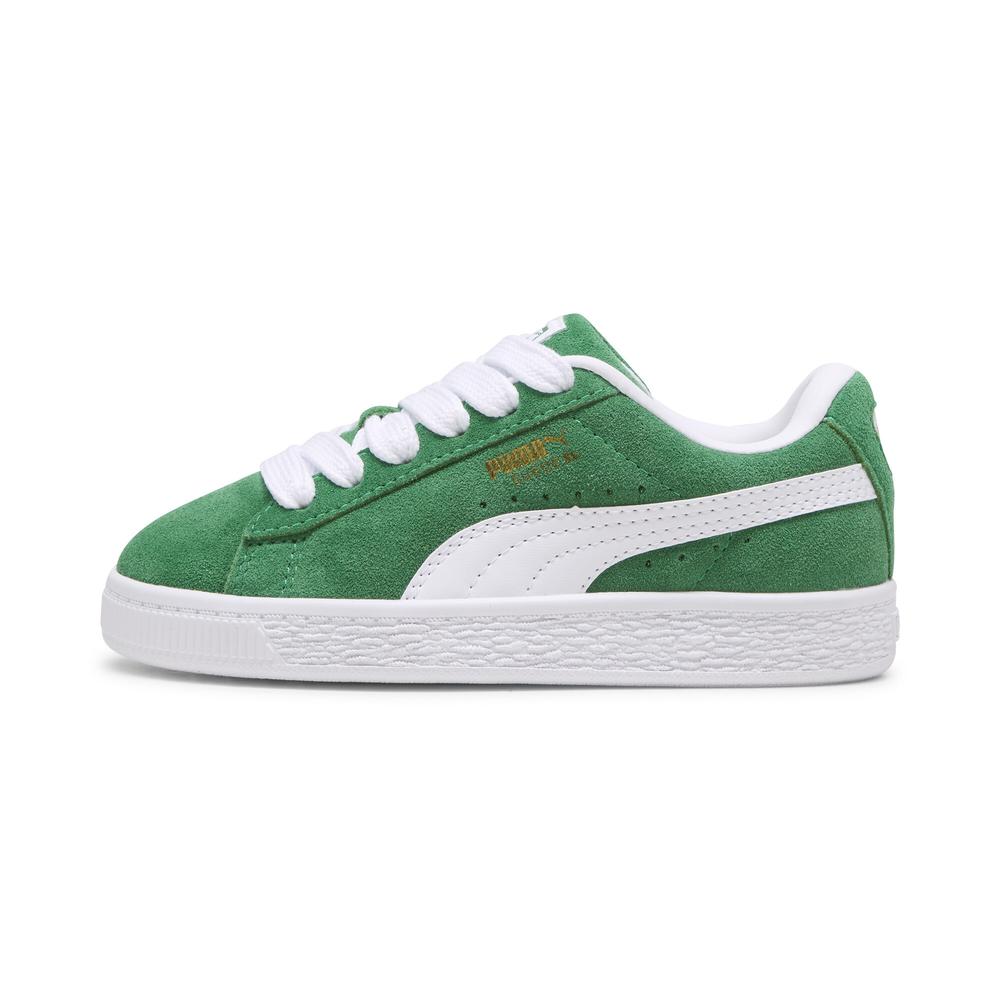 Foto 2 pulgar | Tenis Puma Suede Xl Jr Para Niño Verde