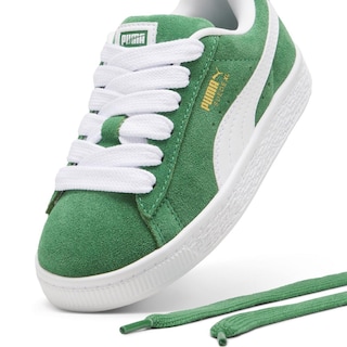 Foto 4 | Tenis Puma Suede Xl Jr Para Niño Verde