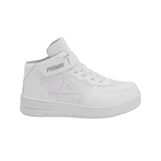 Foto 5 | Tenis Para Niño Pirma Urbano Blanco Bota Contactel Escolar Blanco