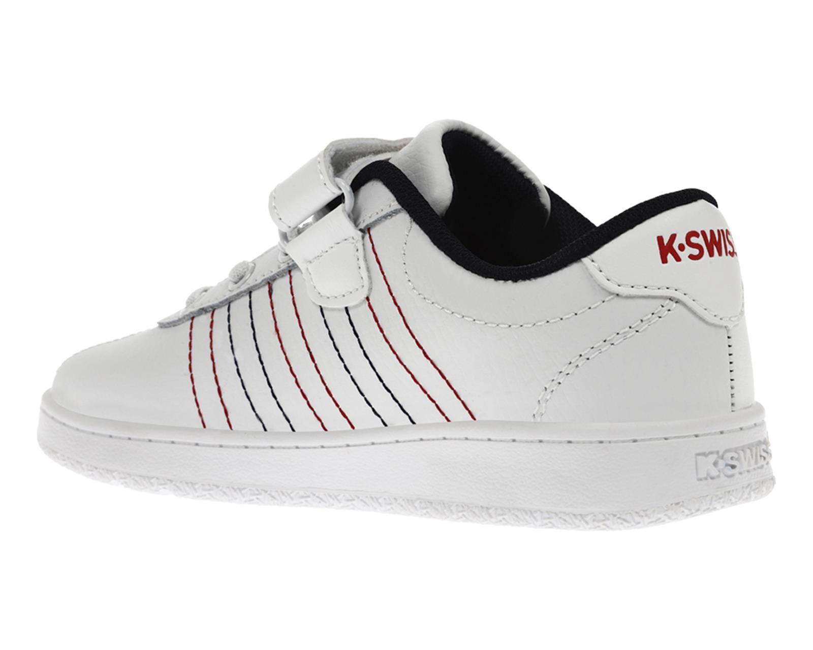 Foto 4 pulgar | Tenis Casual Children K-swiss Stage Blanco
