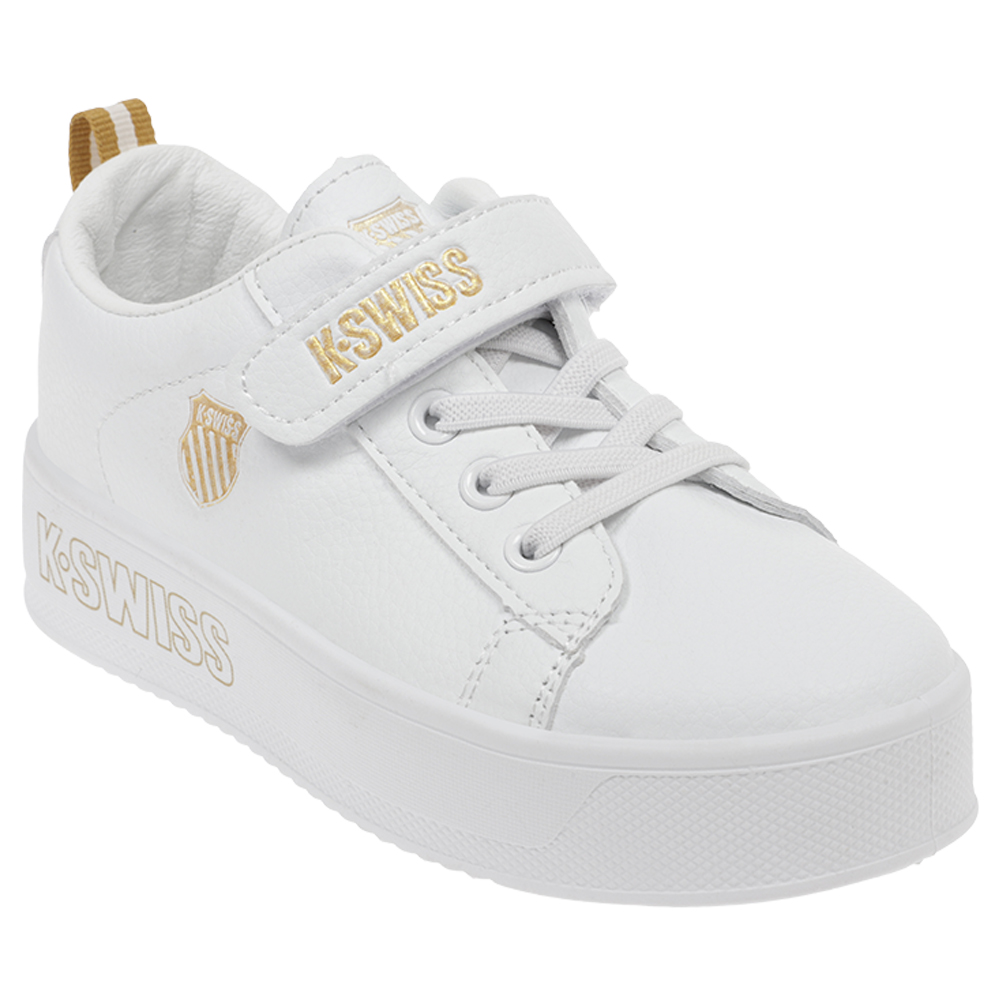 Tenis K-Swiss Mini Trinity Platform color Blanco para Niño