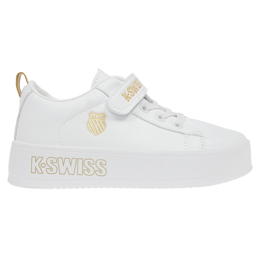 Foto 2 | Tenis K-Swiss Mini Trinity Platform color Blanco para Niño