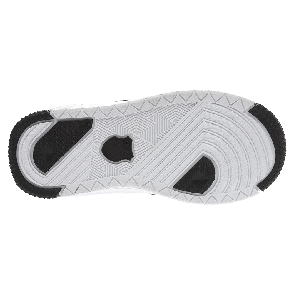 Foto 5 pulgar | Tenis K-swiss Salt Mid color Blanco/Negro para Niño