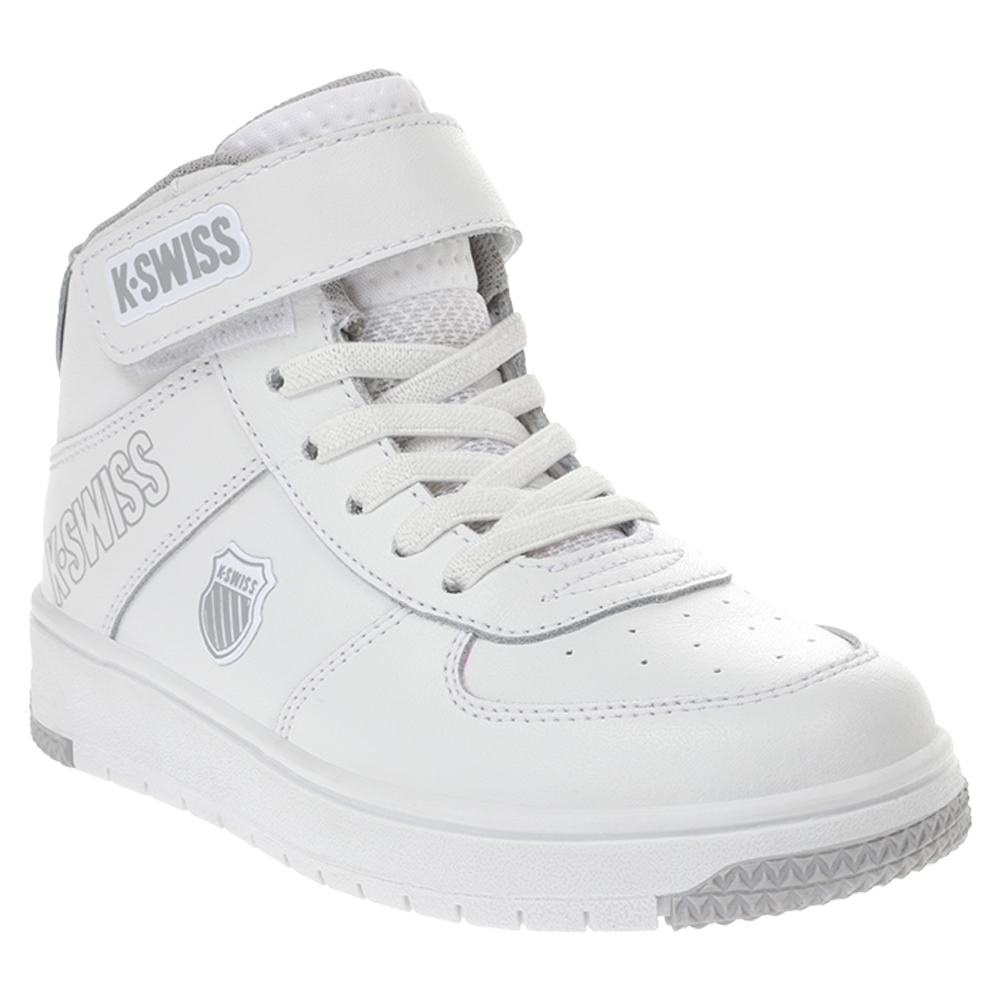 Foto 2 pulgar | Tenis K-Swiss Salt Mid color Blanco para Niños