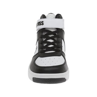 Foto 6 | Tenis K-Swiss Salt Mid color Blanco y Negro para Niños