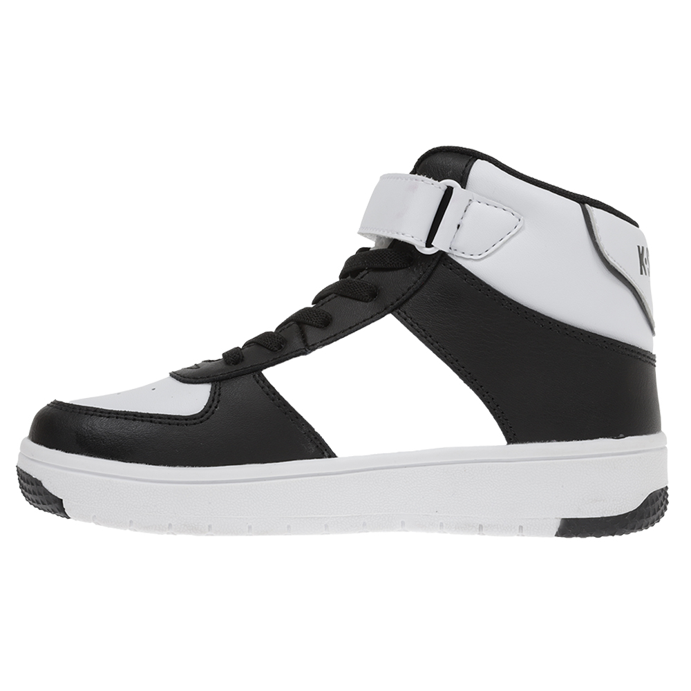Foto 9 pulgar | Tenis K-Swiss Salt Mid color Blanco y Negro para Niños