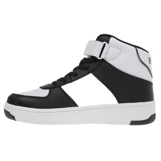 Foto 8 | Tenis K-Swiss Salt Mid color Blanco y Negro para Niños