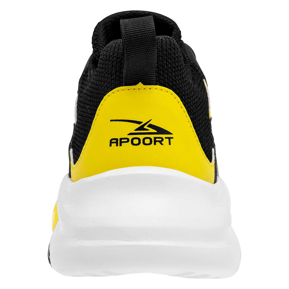 Foto 2 | Apoort Tenis Urbano Para Mujer Negro Amarillo Gris, Código 104180-1
