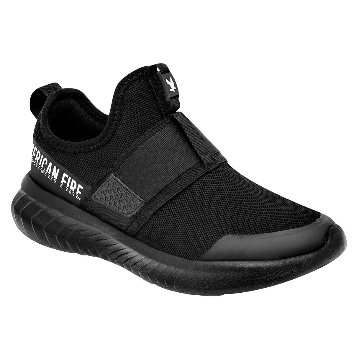 Foto 1 | American Fire Tenis Urbano Para Joven Negro, Código 100662-1
