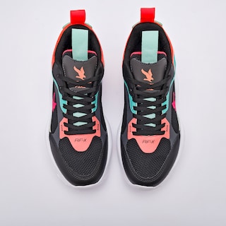 Foto 3 | American Fire Tenis Urbano Para Joven Negro Multicolor, Código 121150-e