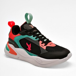 Foto 1 | American Fire Tenis Urbano Para Joven Negro Multicolor, Código 121150-e