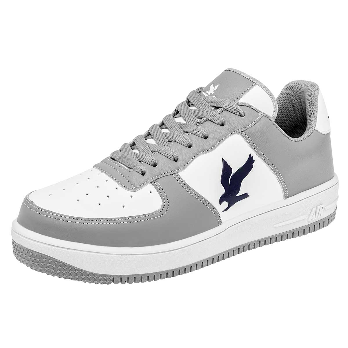 Foto 1 | Tenis Urbanos American Fire Gris con Blanco para Joven