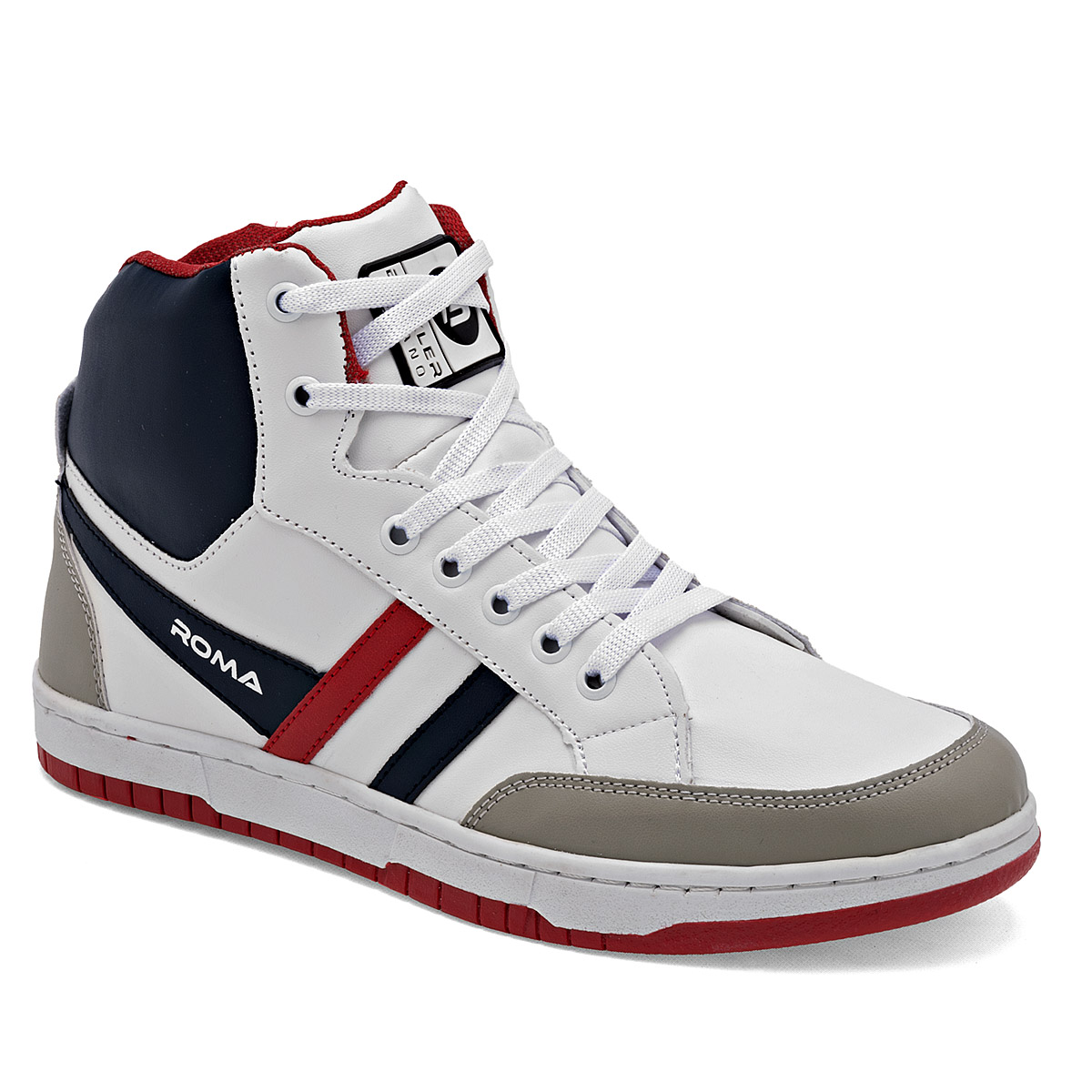 Foto 1 | Tenis Urbanos Buckler Blanco con Multicolor para Hombre