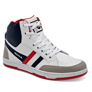 Foto 1 | Tenis Urbanos Buckler Blanco con Multicolor para Hombre