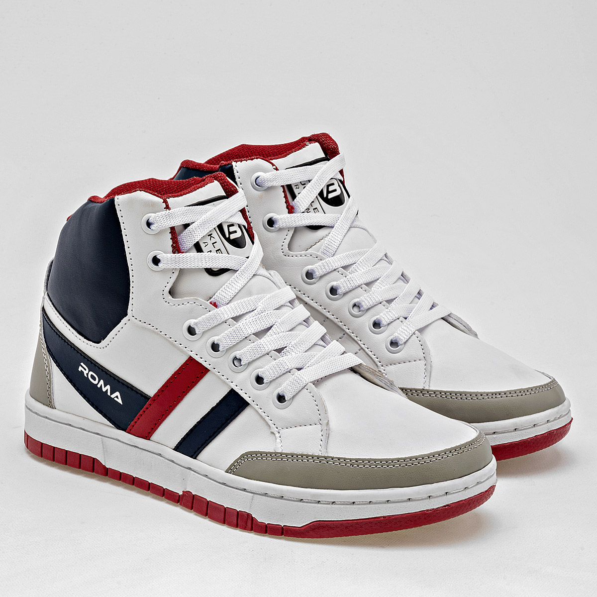 Foto 3 pulgar | Tenis Urbanos Buckler Blanco con Multicolor para Hombre