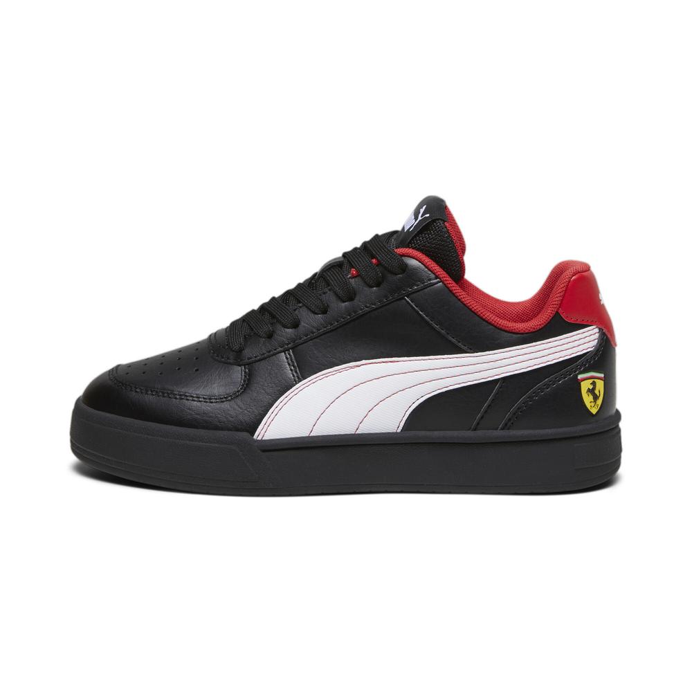 Tenis Puma Ferrari Caven Negro para Niño