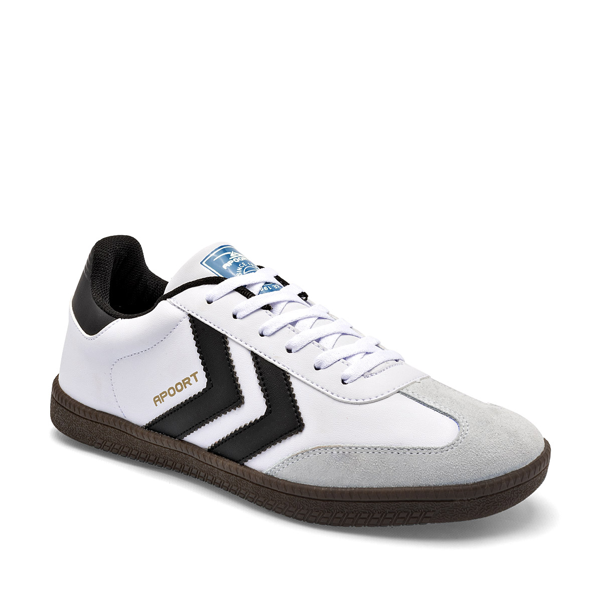 Foto 2 pulgar | Apoort Tenis Urbano Para Joven Blanco Negro Gris