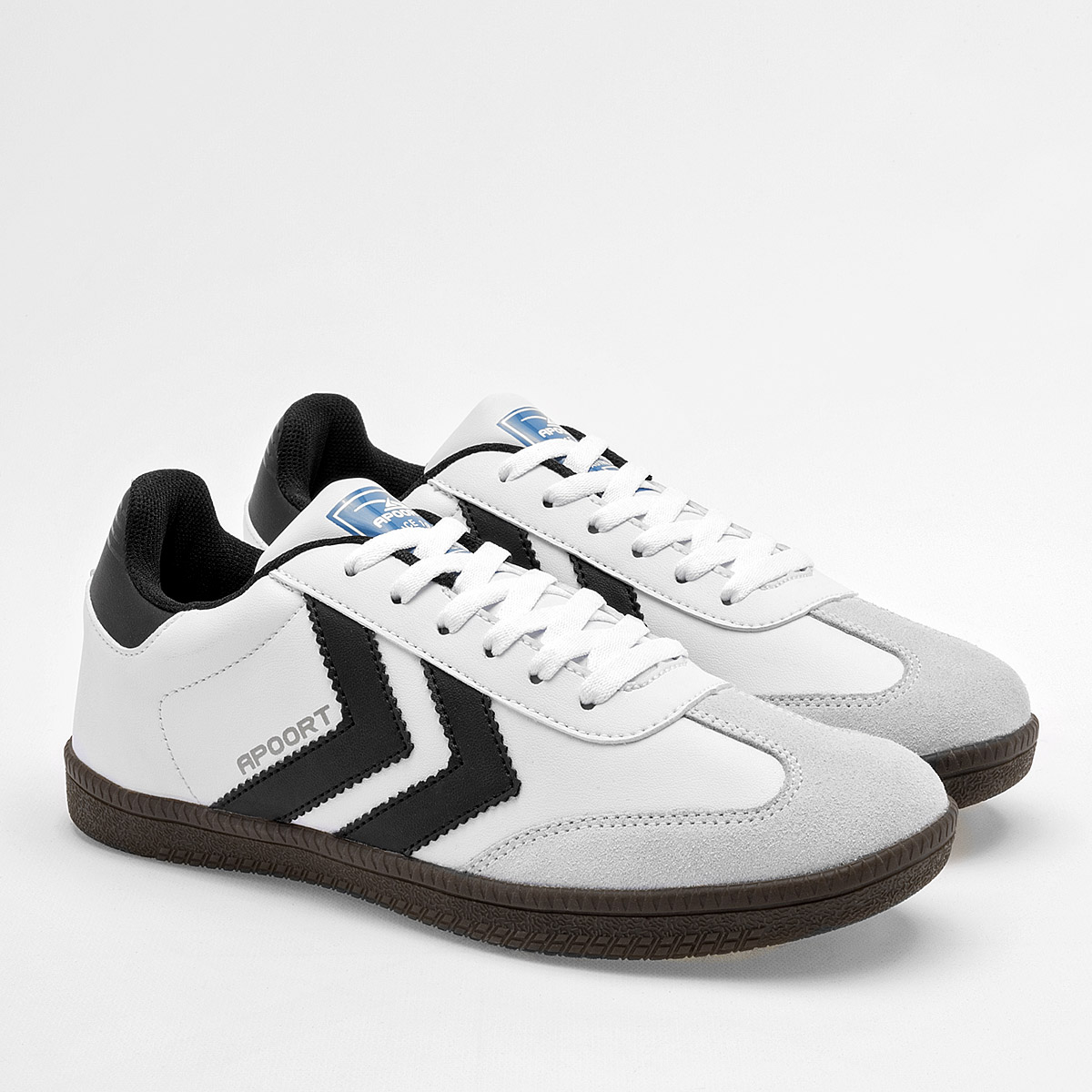 Foto 2 | Apoort Tenis Urbano Para Joven Blanco Negro Gris