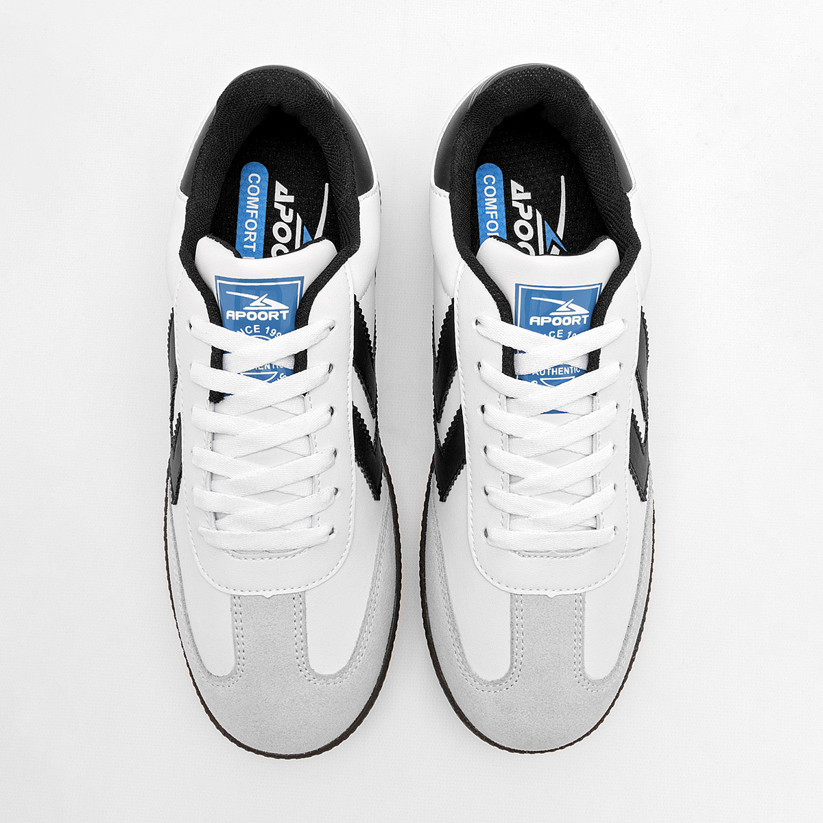 Foto 3 | Apoort Tenis Urbano Para Joven Blanco Negro Gris