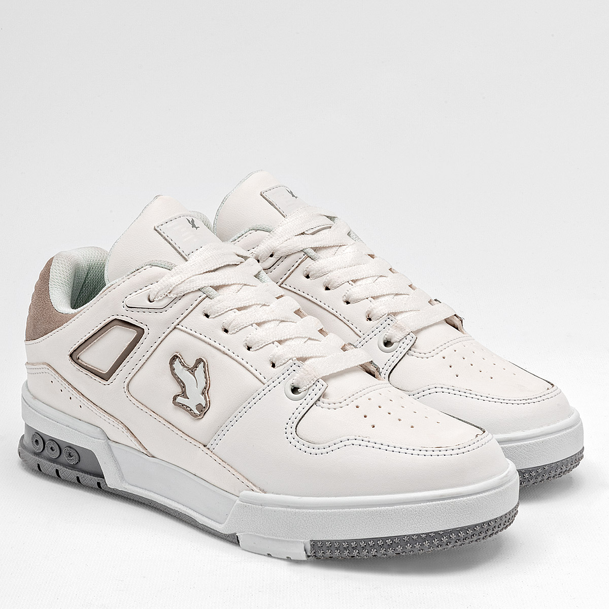 Foto 2 | American Fire Tenis Urbano Para Joven Blanco Gris