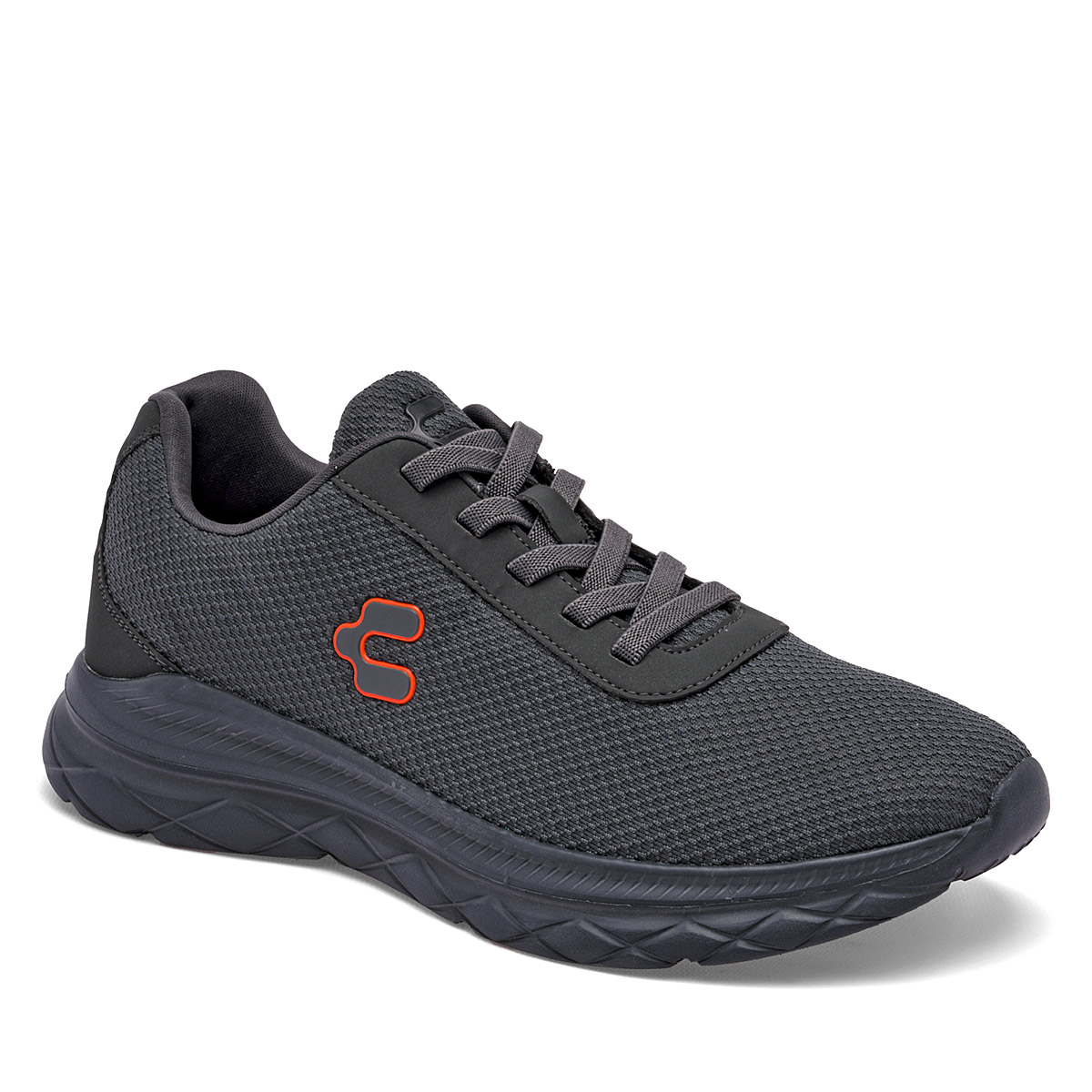 Charly Tenis Deportivo Para Joven Gris, Importado / Agujeta Elastica