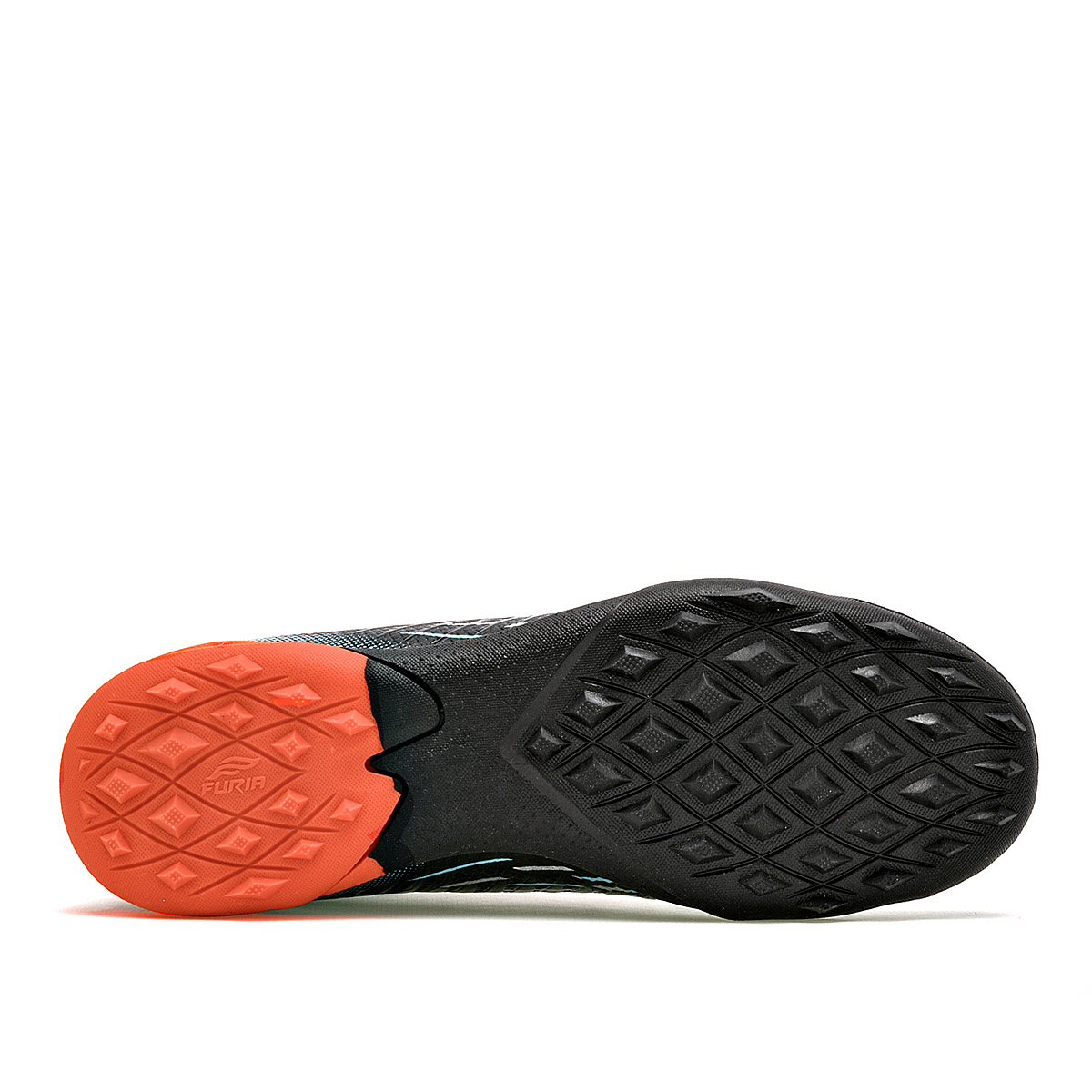 Foto 5 pulgar | Furia Tenis Deportivo Para Joven Negro Naranja